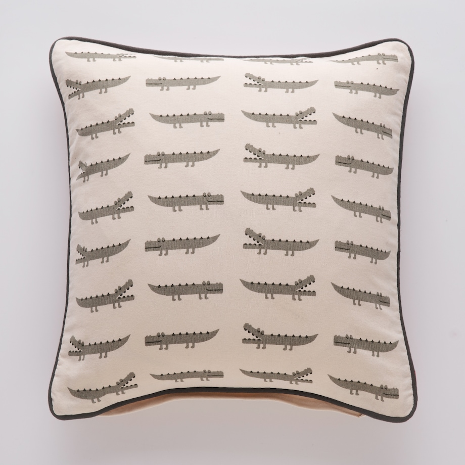 Poszewka Drukowana Krokos 45x45 cm z motywem zwierzęcym