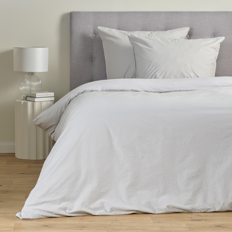 Pościel z bawełny satynowej Samjon 200x220 cm z motywem geometrycznym