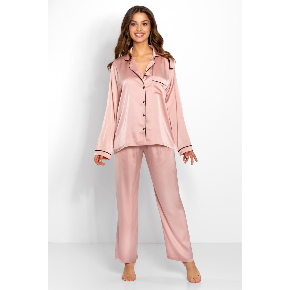 Piżama Classic Look Pink Pink, L