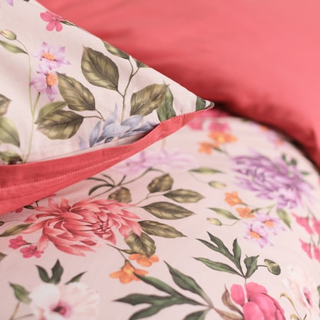 Pościel Bawełniana Tenebrosa 140x200 cm z motywem kwiatowym