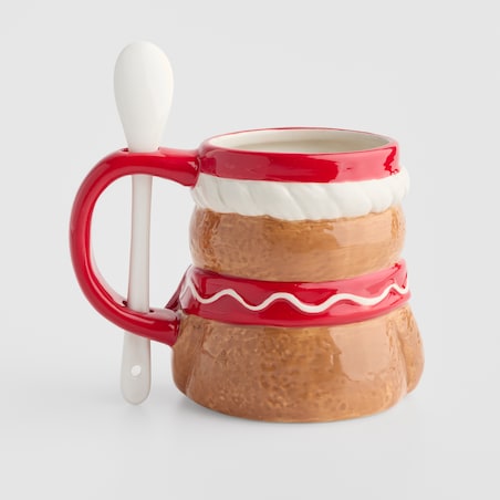 Kubek Z Dodatkiem Gingerface z motywem piernika