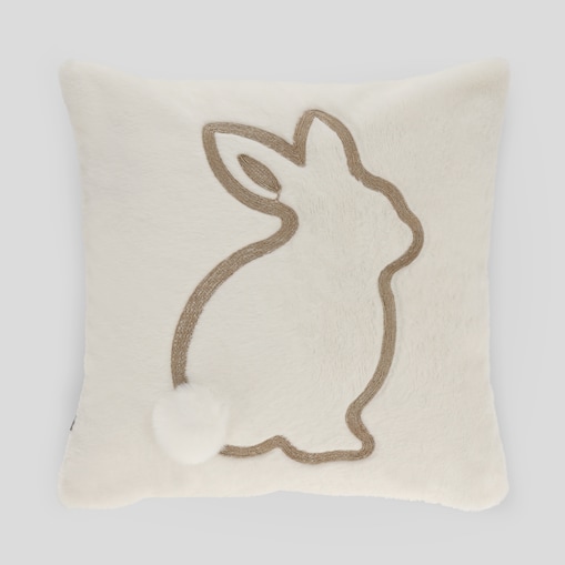 Poszewka Haftowana Freno 45x45 cm z motywem królika