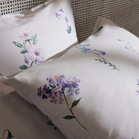 Pościel z bawełny satynowej Agnessa 160x200 cm z motywem kwiatowym