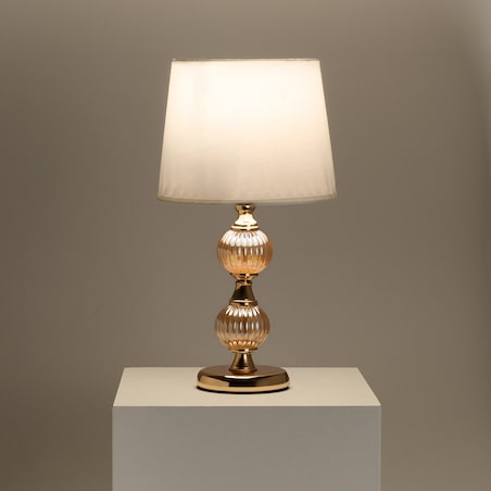 Lampa Stołowa Ballas z motywem geometrycznym