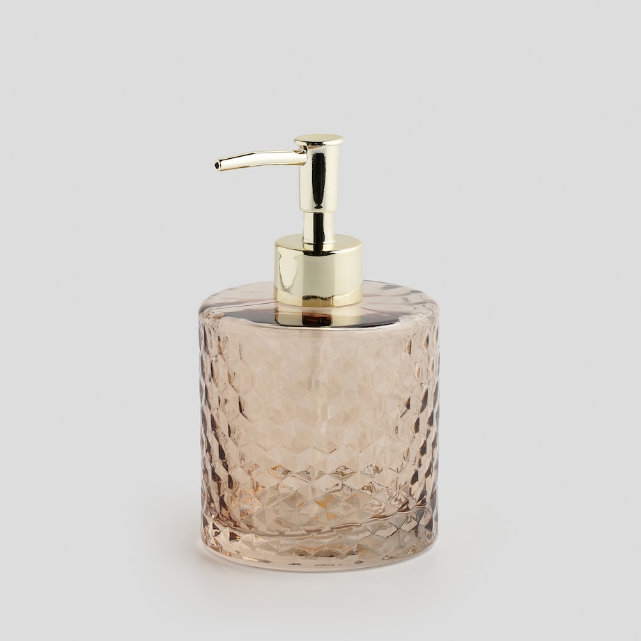 Szklany dozownik łazienkowy almel