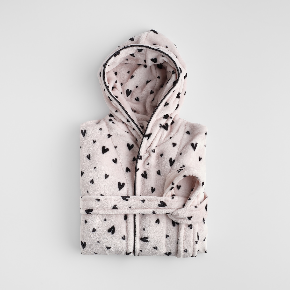 Szlafrok Malorina z motywem serc