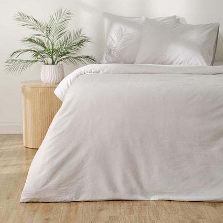 Komplet pościeli bawełnianej Bedila 200x200 cm z 2 poszewkami 50x60