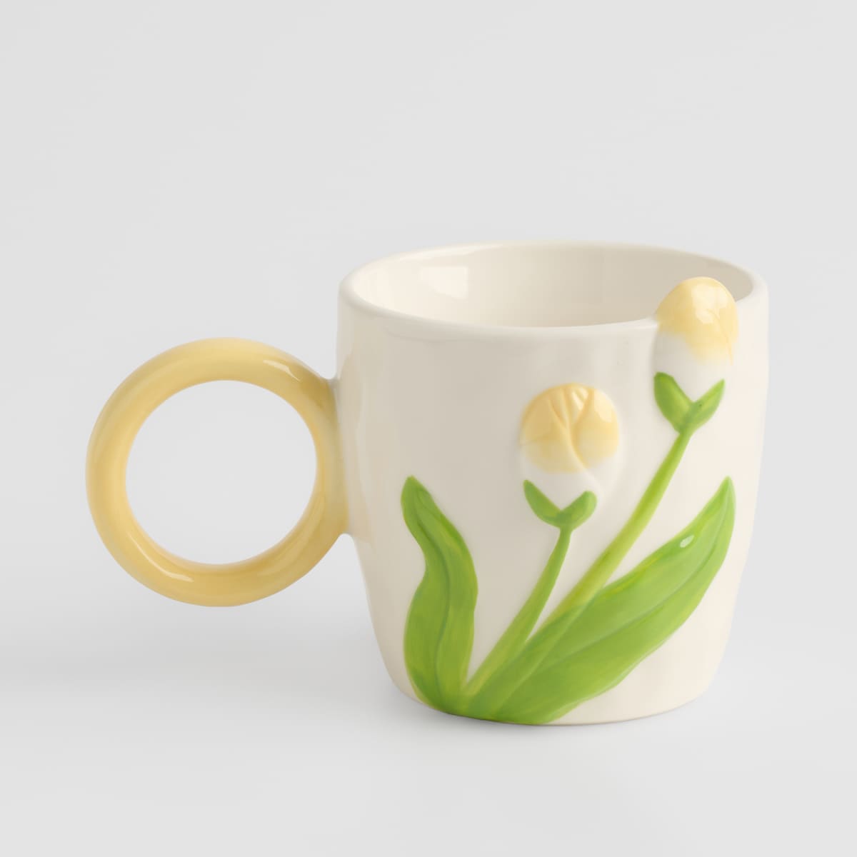 Kubek Tulipano z motywem kwiatowym