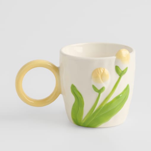 Kubek Tulipano z motywem kwiatowym