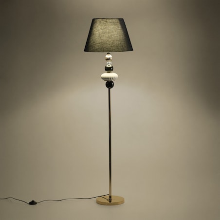 Lampa Podłogowa Nefretti z motywem geometrycznym