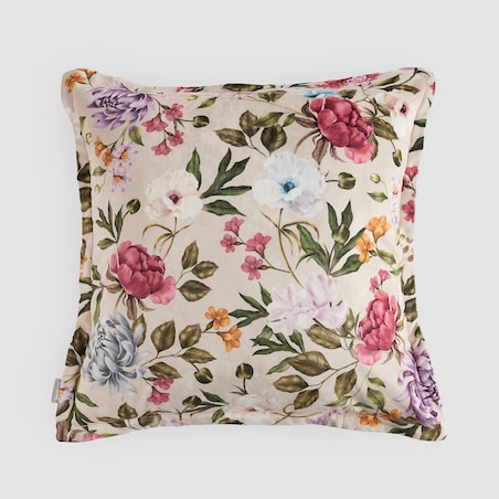 Poszewka z nadrukiem Tenebrosa 45x45 cm z motywem kwiatowym