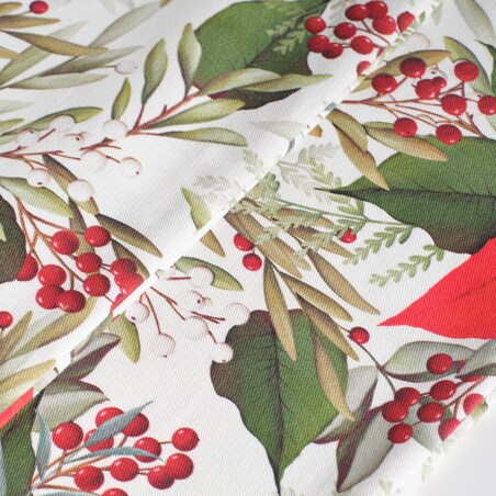 Komplet Ścierek Poinsetta 45x65 cm z motywem gwiazdy betlejemskiej