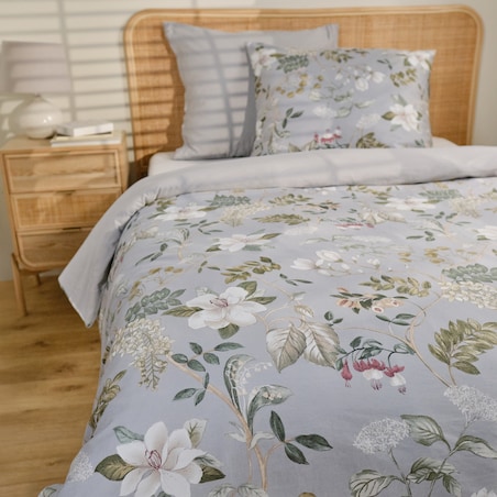 Pościel z bawełny satynowej Rebeccas 160x200 cm z motywem kwiatowym