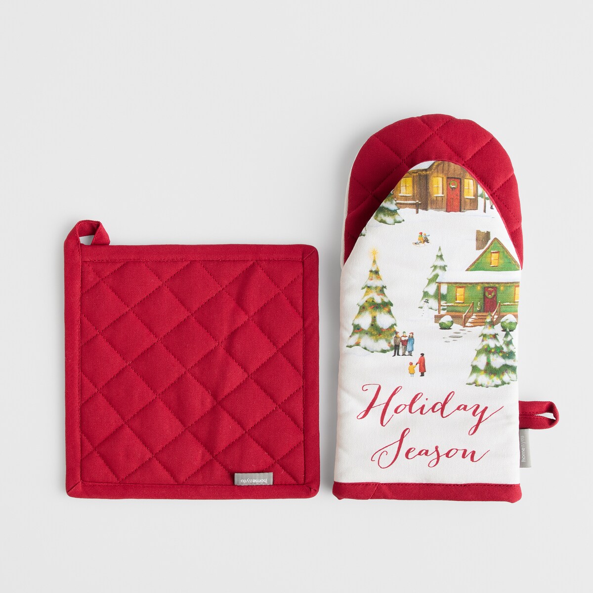 Łapka I Rękawica Winhurst 14x30 cm z motywem domku