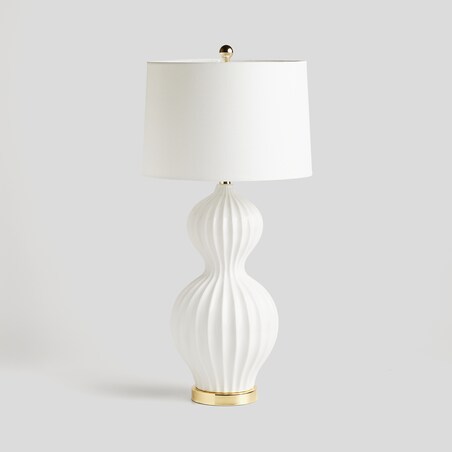 Lampa Stołowa Ze Szklaną Podstawą Flawless