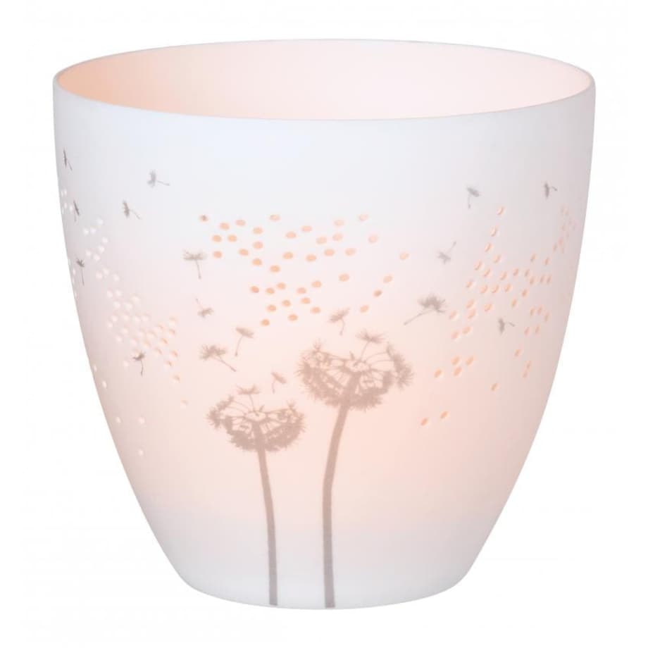 Świecznik na tealight, dmuchawce, Porcelana