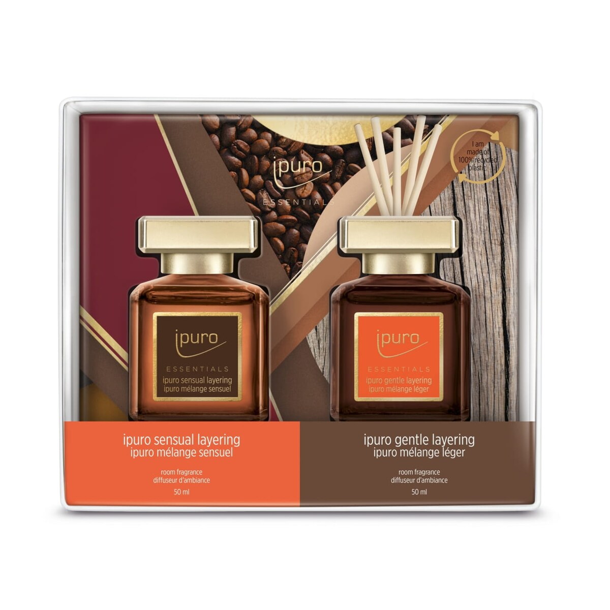 Zestaw prezentowy ipuro ESSENTIALS, Sensual & Gentle , 2 x 50 ml (1)