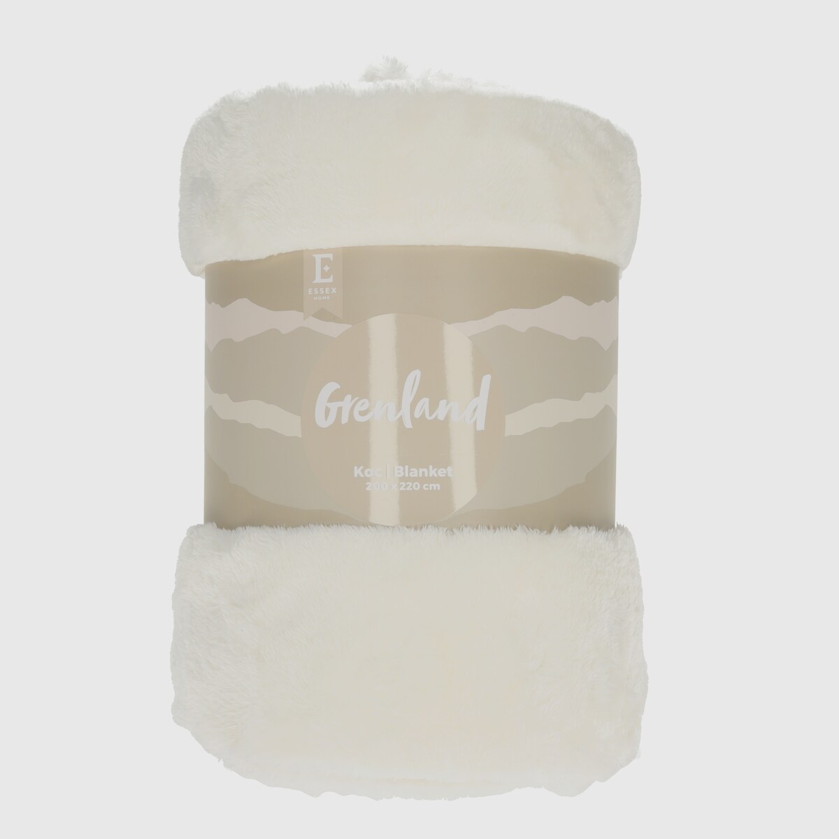Jednokolorowy koc Grenland VII 200x220 cm