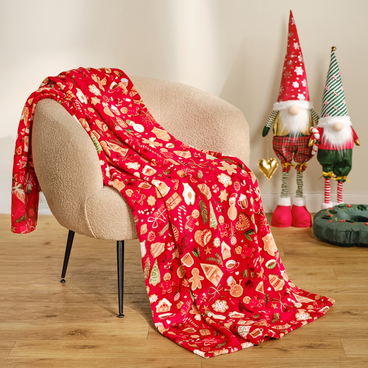 Drukowany koc Puri 150x200 cm