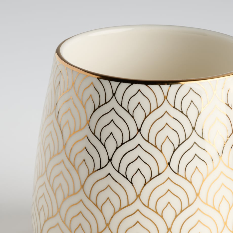 Kubek Zenya z motywem geometrycznym