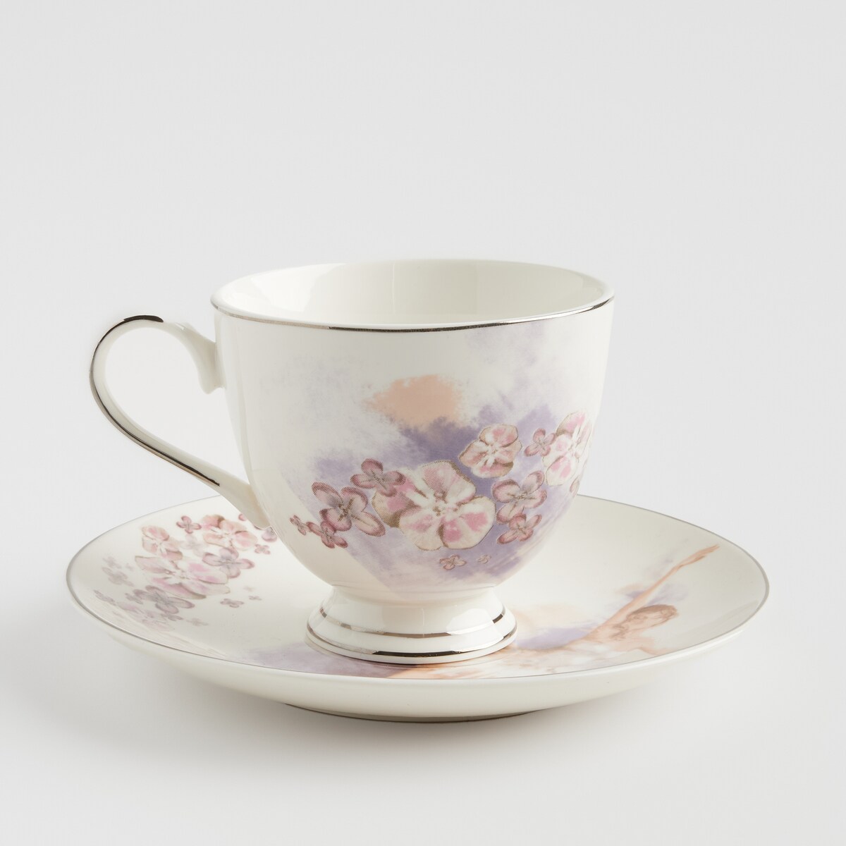 Filiżanka ze spodkiem z baletnicą Natalie