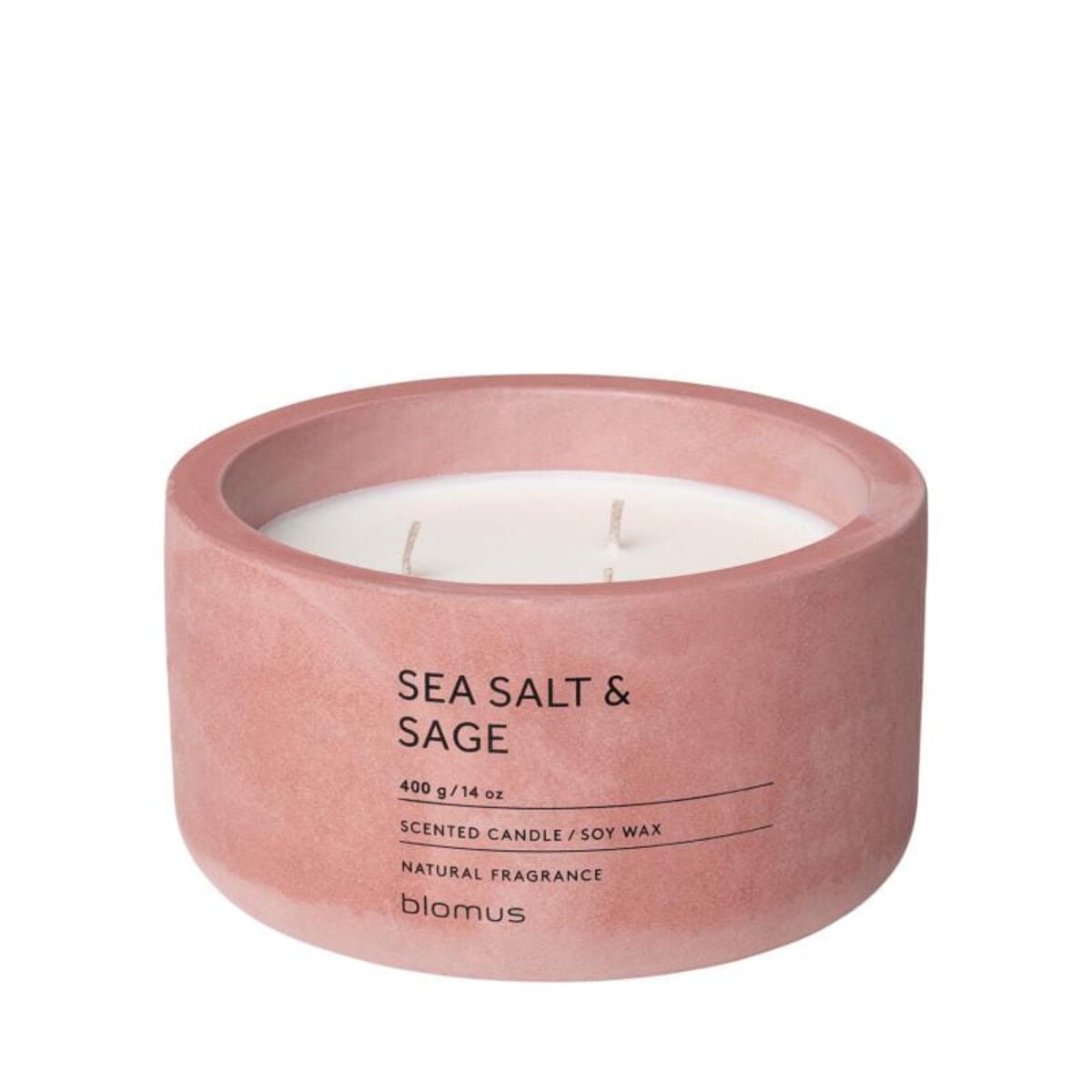 Świeca Zapachowa Fraga Whitered Rose - sea salt & sage, 13 cm
