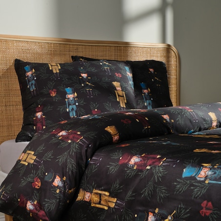Komplet pościeli z bawełny satynowej Soldis 200x220 cm z 2 poszewkami 70x80