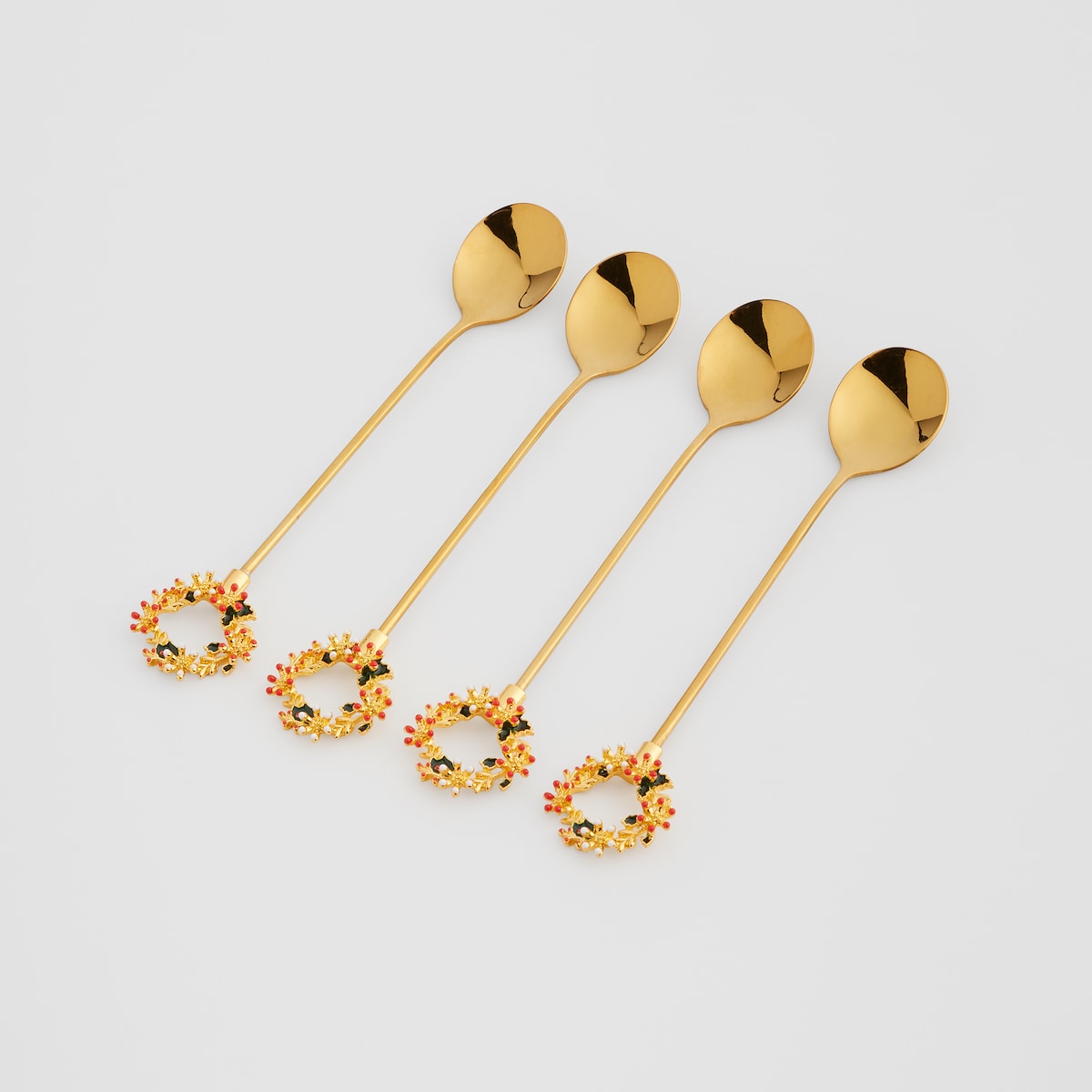 Komplet Łyżeczek Jule z motywem roślinnym