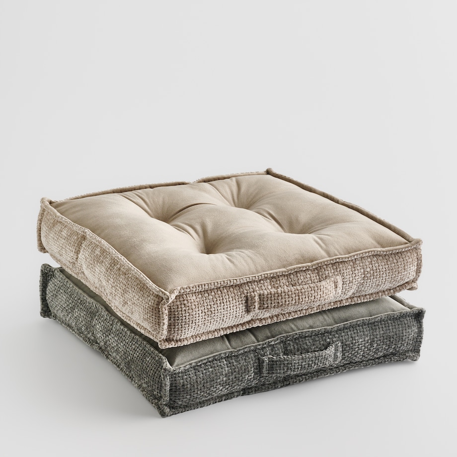 Siedzisko welwetowe Leila 40x40 cm