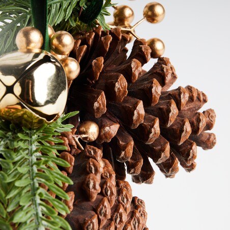 Girlanda Julgran z motywem roślinnym