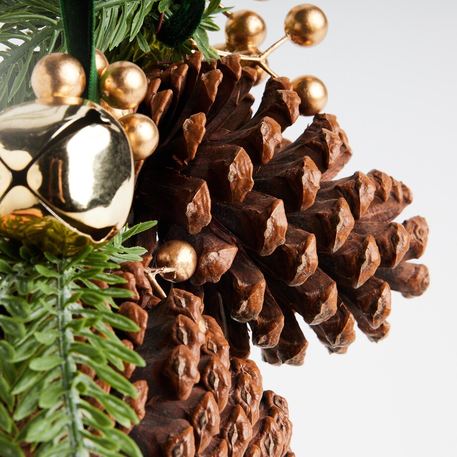 Girlanda Julgran z motywem roślinnym