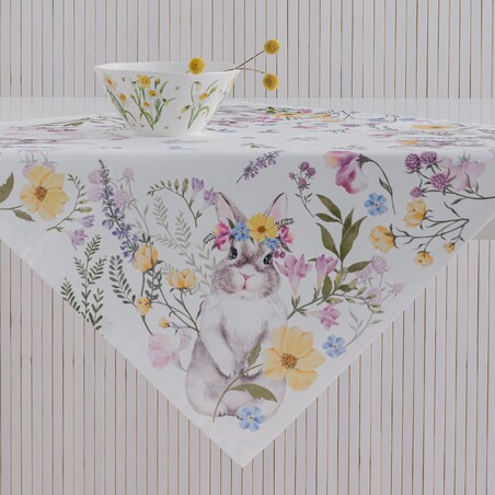 Small Tablecloth Flowerful 80x80 cm