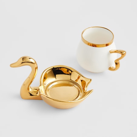 Filiżanka Ze Spodkiem Swan