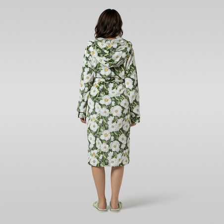 Szlafrok Emeris z motywem kwiatowym