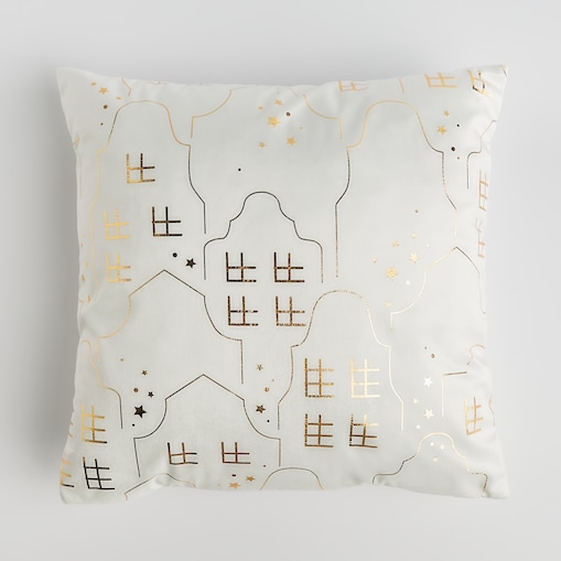 Poszewka Drukowana Tenemis 45x45 cm z motywem domku