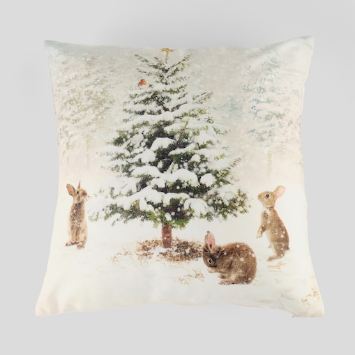 Poszewka Welwetowa Winter wonderland 40x40 cm