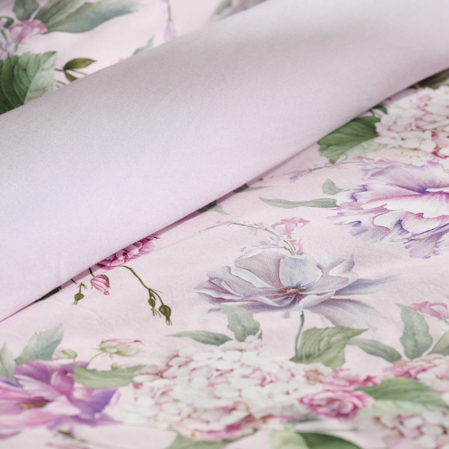 Pościel z bawełny satynowej Tensianis 160x200 cm z motywem kwiatowym