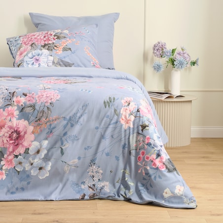 Pościel Z Mikrofibry Malwani 200x220 cm z motywem kwiatowym
