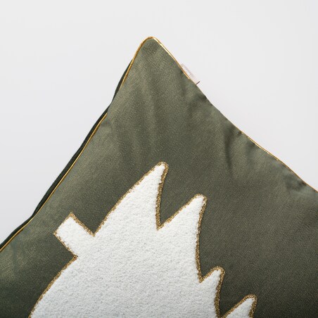 Poszewka Haftowana Medis 45x45 cm z motywem choinki