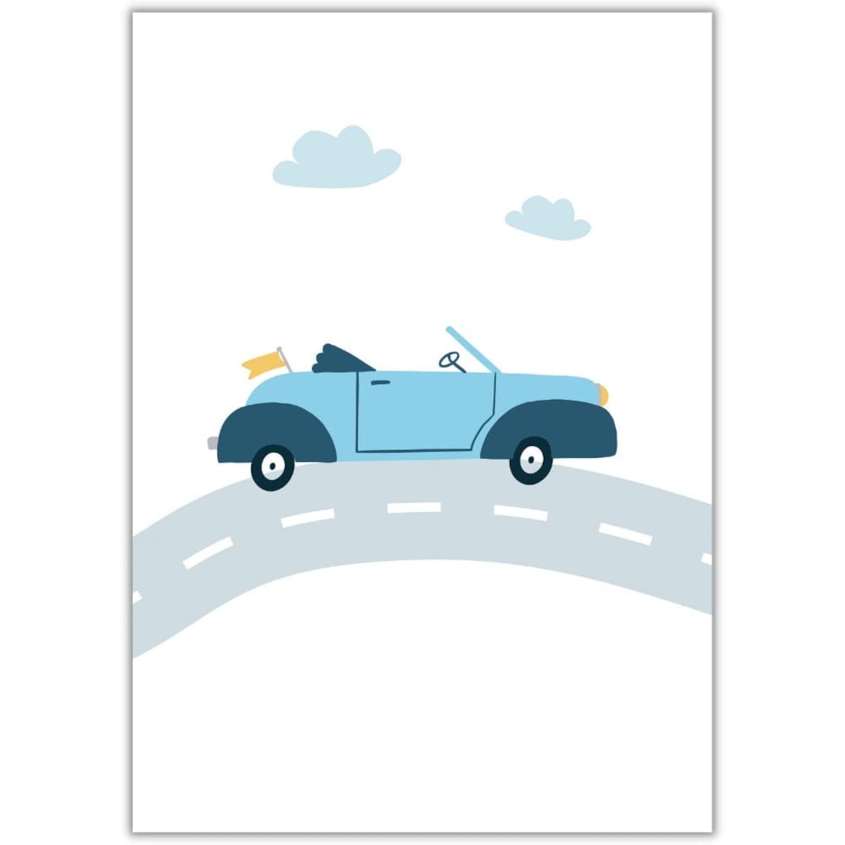 plakat samochodzik 2 21x30 cm