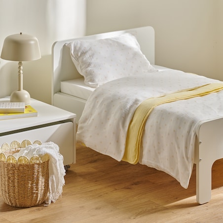 Pościel Muślinowa Astero 100x135 cm z motywem kwiatowym