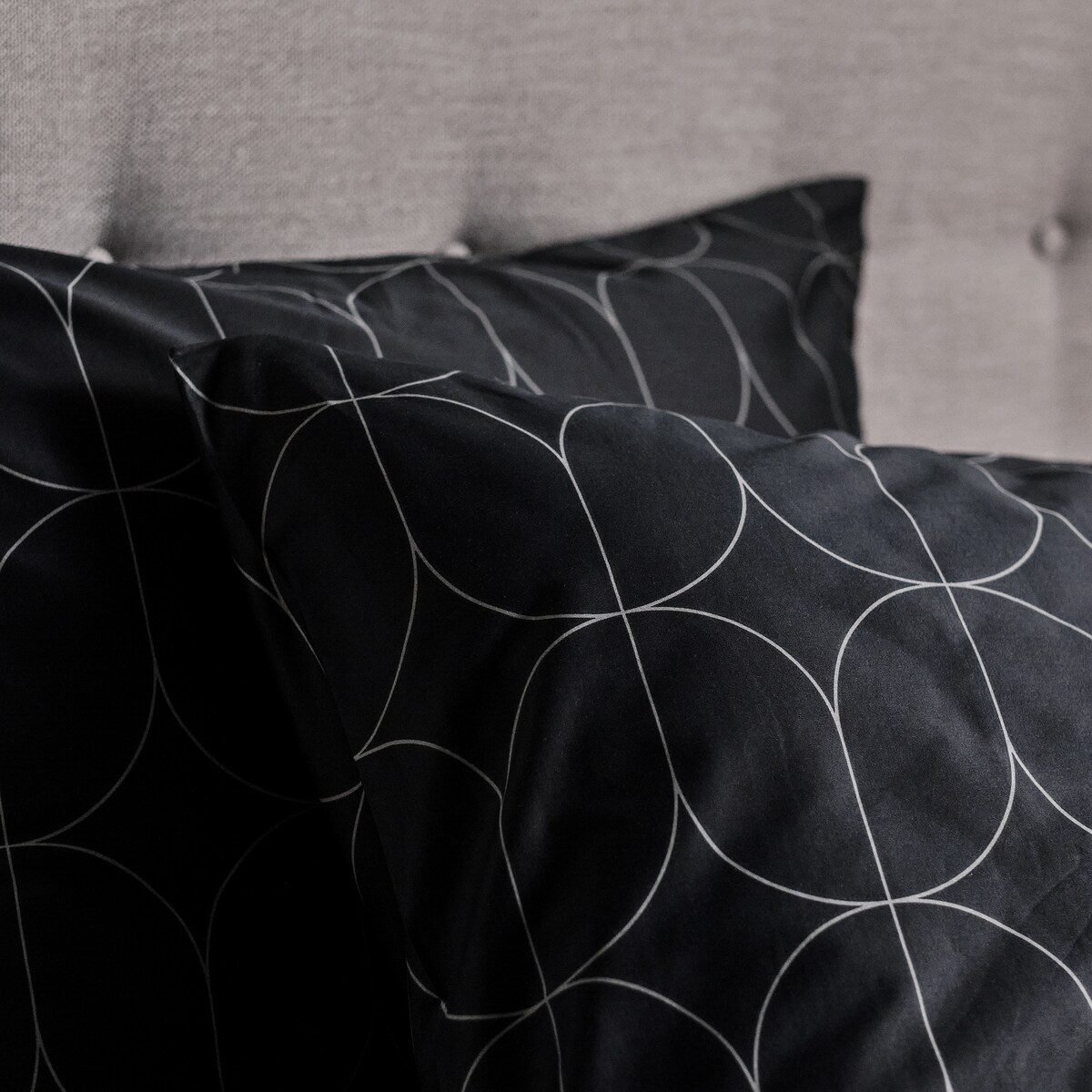 Pościel z bawełny satynowej Mistose 200x220 cm z motywem geometrycznym