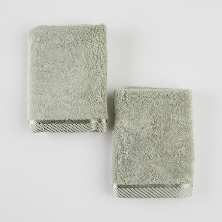 Komplet 2 szt. ręczników do twarzy lub do rąk Bambo 30x30 cm