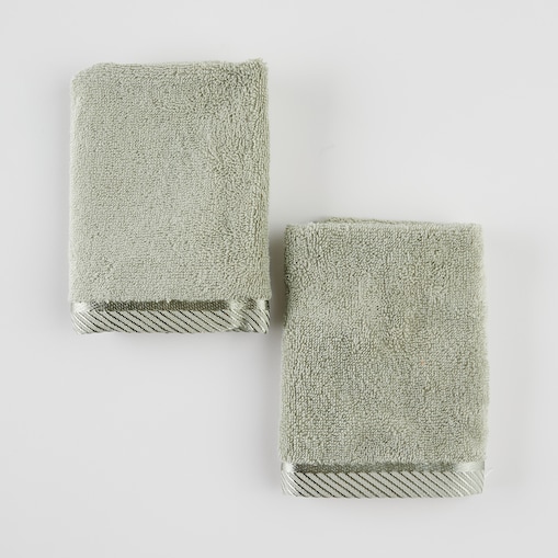 Komplet 2 szt. ręczników do twarzy lub do rąk Bambo 30x30 cm