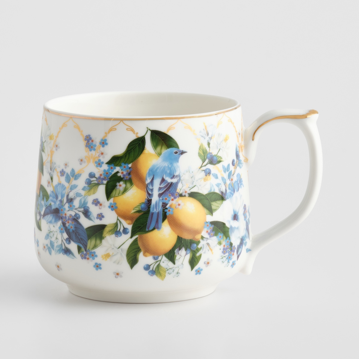 Kubek Lemondi z motywem owoców