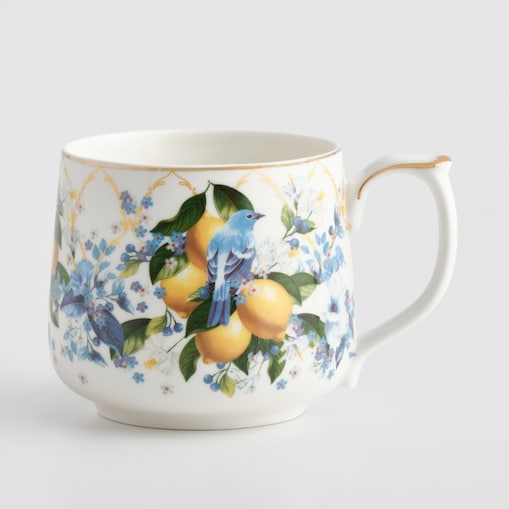 Kubek Lemondi z motywem owoców