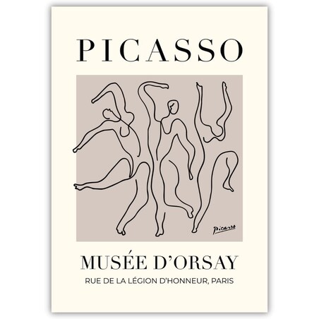 plakat picasso dancers 30x40