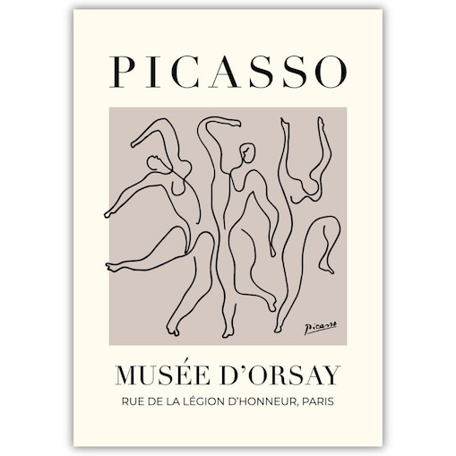 plakat picasso dancers 30x40