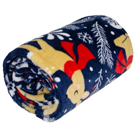 Drukowany koc Festive Vibes 130x170 cm
