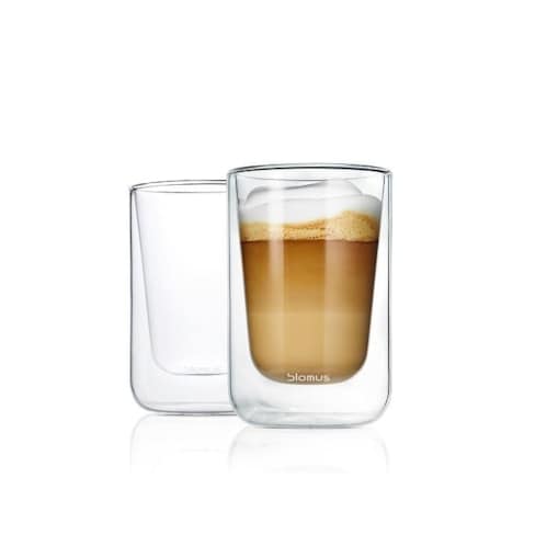 Zestaw 2 szklanek do cappuccino NERO - szkło, 250 ml